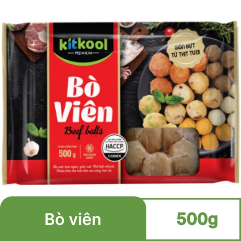 Bò viên Kitkool gói 500g