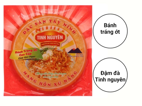 Bánh tráng ớt 22cm Tinh Nguyên gói 200g