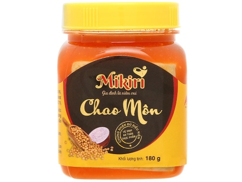Chao khoai môn Mikiri hũ 180g