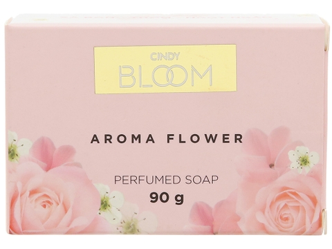 Hộp 1 cục xà bông cục Cindy Bloom Aroma Flower ngọt ngào 90g