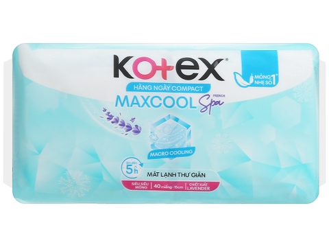 Băng vệ sinh hàng ngày Kotex Cool siêu mỏng 40 miếng