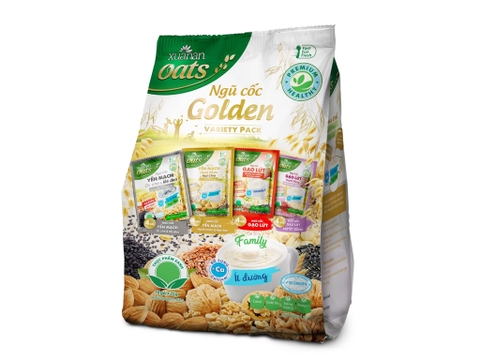 Ngũ cốc dinh dưỡng ít đường Golden Xuân An bịch 400g