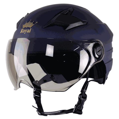 Mũ bảo hiểm nửa đầu Royal M152K Mực Mờ (Liên hệ nhận báo giá)