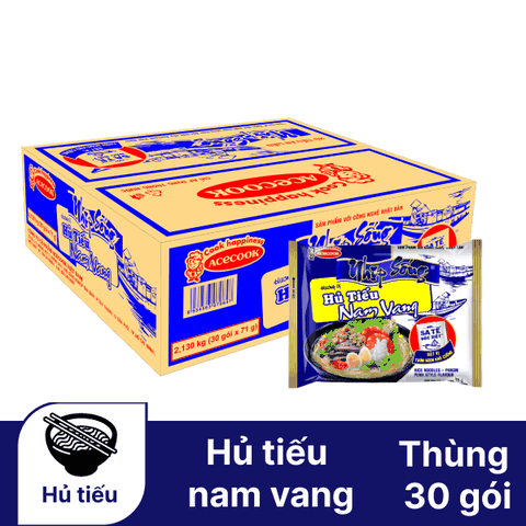 Thùng 30 gói hủ tiếu Nam Vang Nhịp Sống 70g