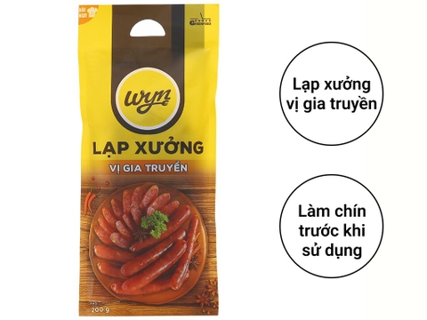 Lạp xưởng vị gia truyền WYN gói 200g