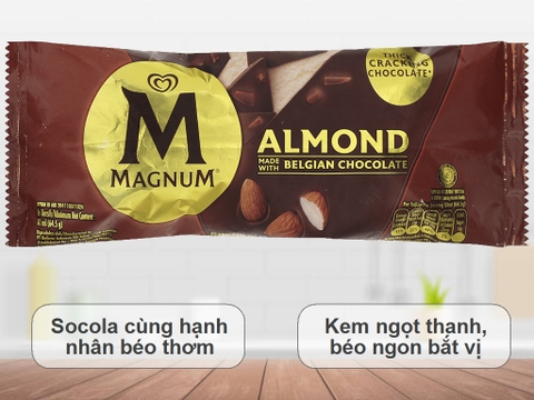 Kem Almond Magnum cây 64.5g