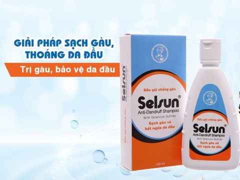 Dầu gội Selsun Anti Dandruff chống gàu 250ml