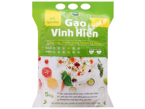 Gạo Vinh Hiển Đỗ Quyên túi 5kg