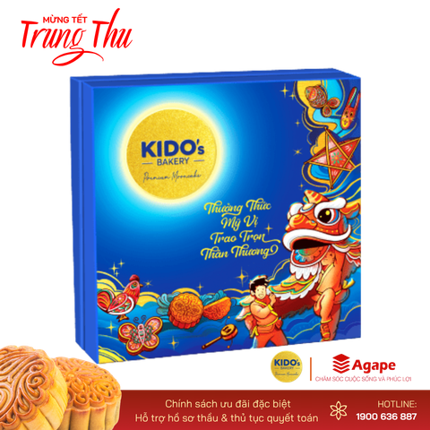 KIDO - Mỹ Vị An Khang XANH (5 bánh x 150g)
