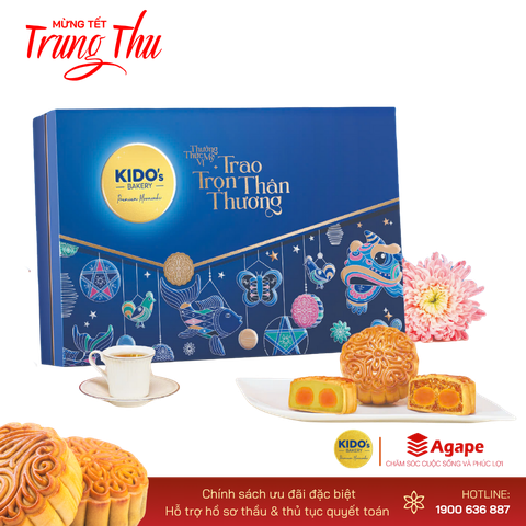 KIDO - Mỹ Vị Như Ý XANH (4 bánh x 210g)