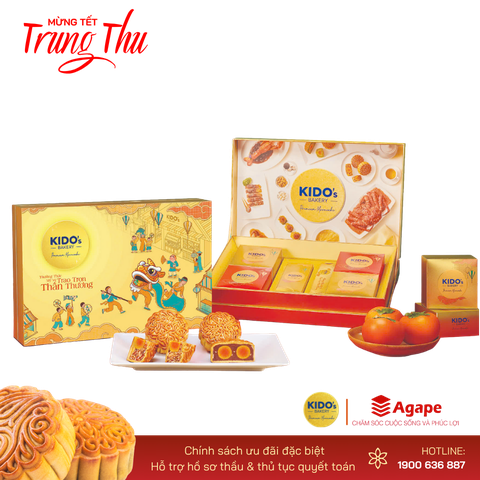 KIDO - Mỹ Vị Thịnh Vượng VÀNG (4 bánh x 210g)