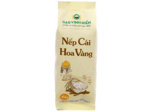 Nếp cái hoa vàng Vinh Hiển túi 1kg