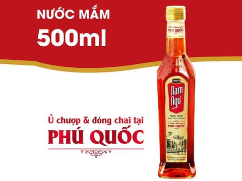 Nước mắm Nam Ngư cá cơm tươi 32 độ đạm chai 500ml
