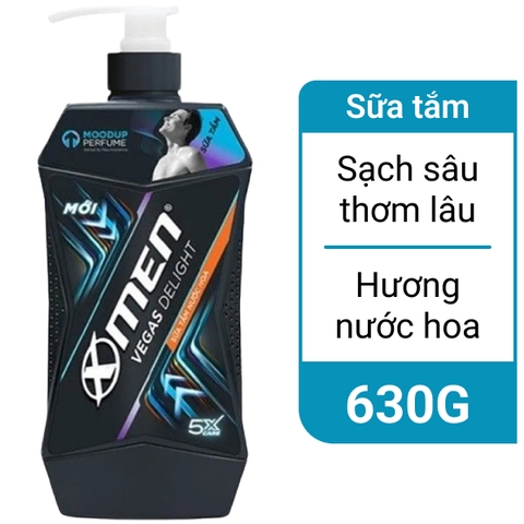 Sữa tắm X-Men Vegas Delight hương nước hoa 630g