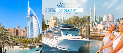 Du thuyền 5*COSTA - Dubai