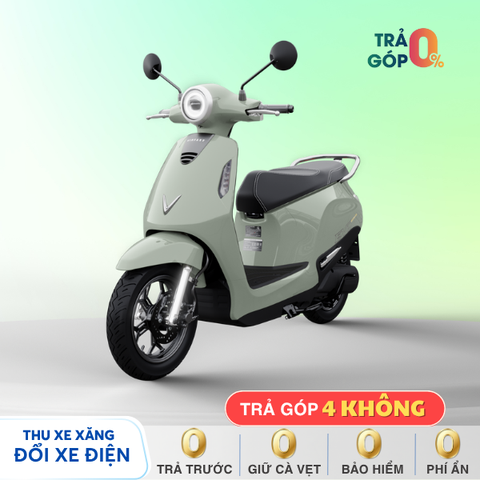 Xe máy điện VinFast Evo Grand - XANH OLIVE
