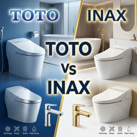 Thiết Bị Vệ Sinh INAX Và TOTO – Lựa Chọn Nào?