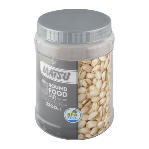 Hộp Thực Phẩm nhựa Duy Tân Matsu Tròn 2300ml No. 850