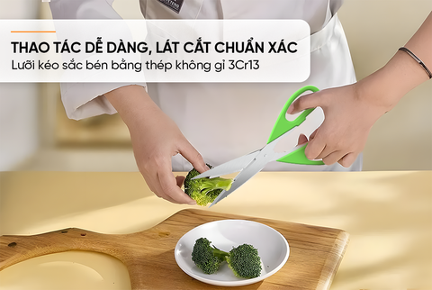 Kéo làm bếp 230 thép không gỉ Sunhouse KS-SC230