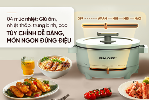 Lẩu điện đa năng 4L Sunhouse SHD4540