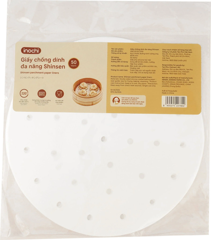 Giấy chống dính đa năng INOCHI Shinsen 22cm - 50 tờ - Trắng
