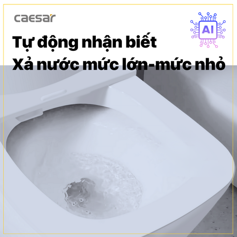 Bồn cầu điện tử Caesar CA1380H