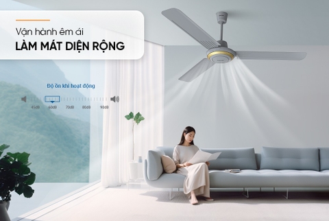 Quạt trần 3 cánh Sunhouse SHD7659G