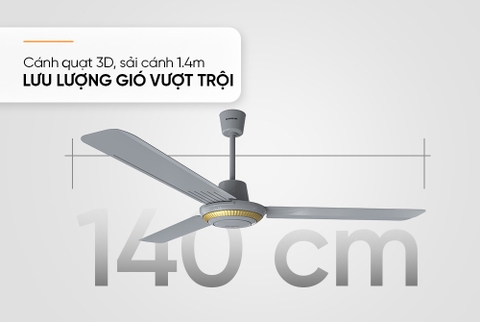 Quạt trần 3 cánh Sunhouse SHD7659G