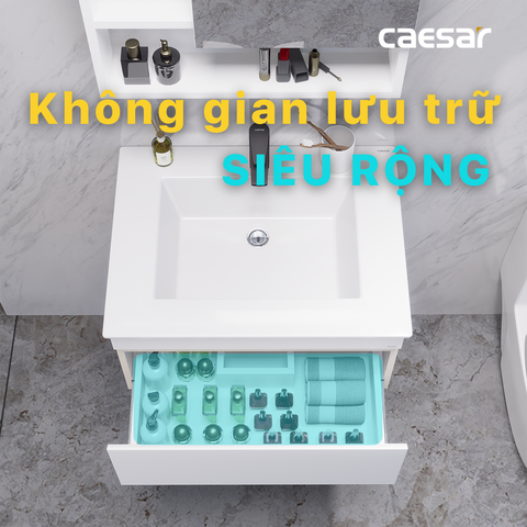Bộ Lavabo tủ Caesar LF5030 + EH05030DDV