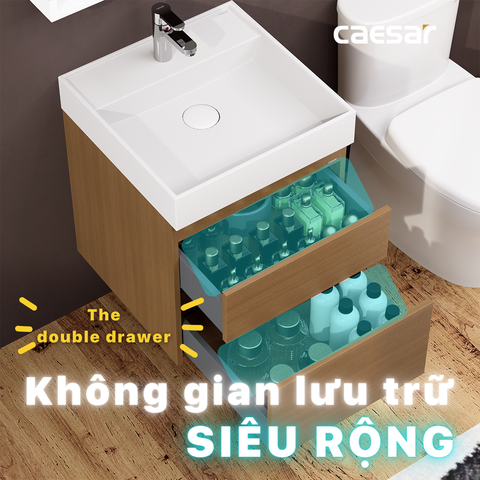 Bộ Lavabo tủ Caesar LF5380 + EH05380DWV