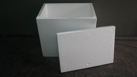 Thùng xốp NP 1 góc 4 nước đá