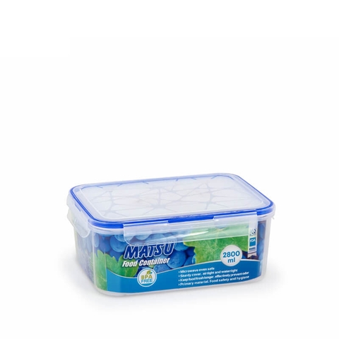 Hộp Thực Phẩm Chữ Nhật nhựa Duy Tân 2800ml No.439