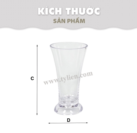 Ly Cao nhựa Tý Liên No.0563
