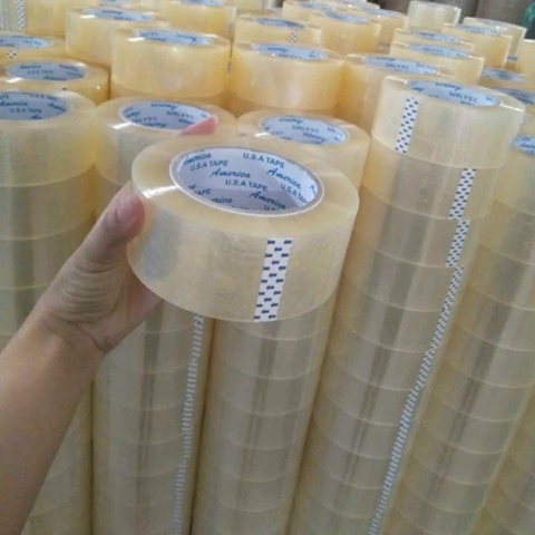 Băng keo trong 1 cây (6 cuộn lớn)
