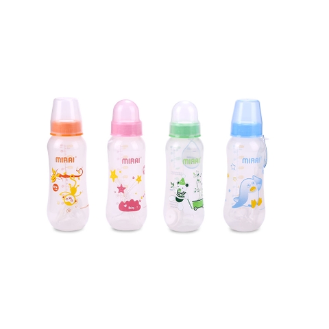 12 Bình sữa nhựa Duy Tân Mirai Eo 250ml No.249