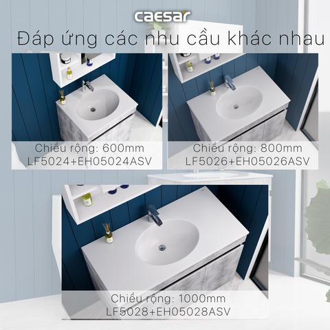 Bộ Lavabo tủ Caesar LF5024-EH05024ASV