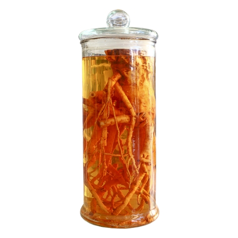 Bình thủy tinh ngâm rượu 12 lít trụ trơn