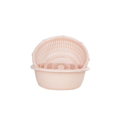 Bộ thau rổ đốt trúc 2T6 Hokori Việt Nhật 2324-1