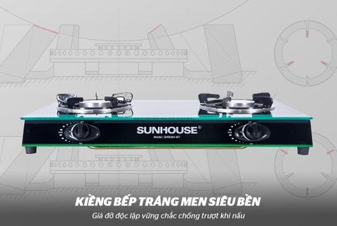 Bếp gas dương hồng ngoại Sunhouse SHB004MT