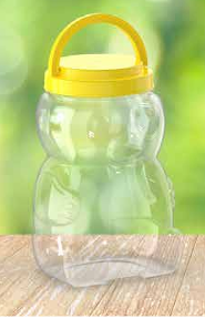 Hũ gấu nhựa Duy Tân Nhỏ-Nắp Quai - 1050ml