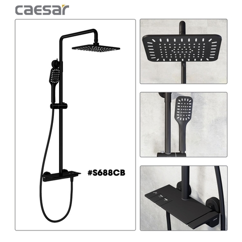 Cây sen tắm Caesar S688CB nóng lạnh