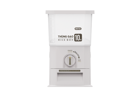 Tủ gạo Clear 10kg nhựa Duy Tân No.1754