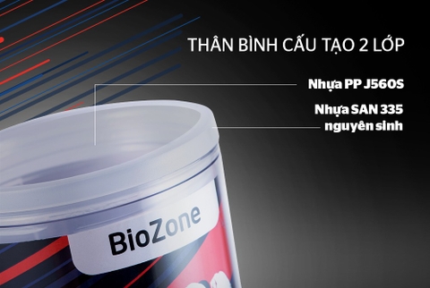 Bình giữ nhiệt Biozone nắp màu đen KB-WA500PB