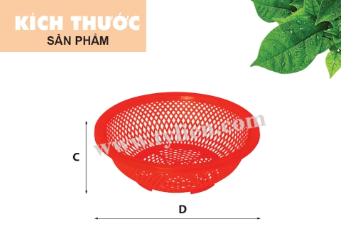 Rổ 282 dẻo nhựa Tý Liên No.0307