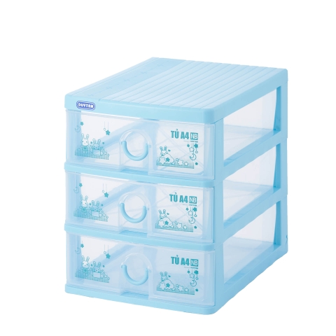 Tủ Tomi 3N A4  nắp bằng nhựa Duy Tân No.343/3