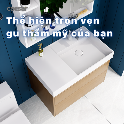 Bộ Lavabo tủ Caesar LF5384 + EH05384DWV
