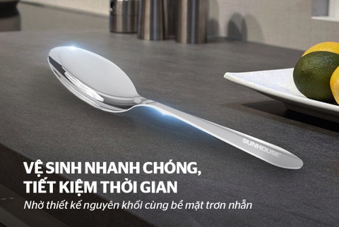 Bộ 2 Thìa muỗng cơm185 inox Sunhouse KS-S2PO185I