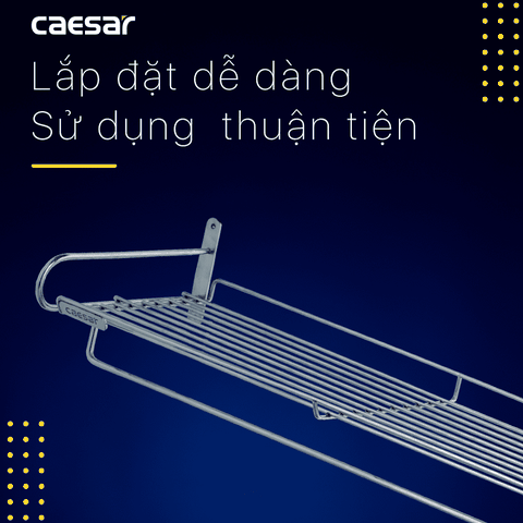 Giá treo khăn Caesar ST834V 2 tầng