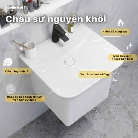 Bộ Lavabo tủ Caesar LF5370 + EH05370A