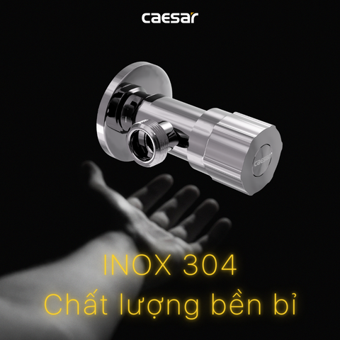 Van Khóa Góc Caesar BF403S (Ø21) 1 Đường Nước
